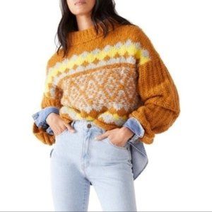 NWOT Free People Alpine Pullover | Small
